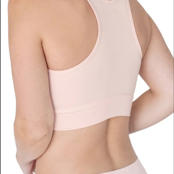 SOLD-Kindred Bravely- French Terry Racerback Nursing & Sleep Bra-soft pink - Picture 3 of 7